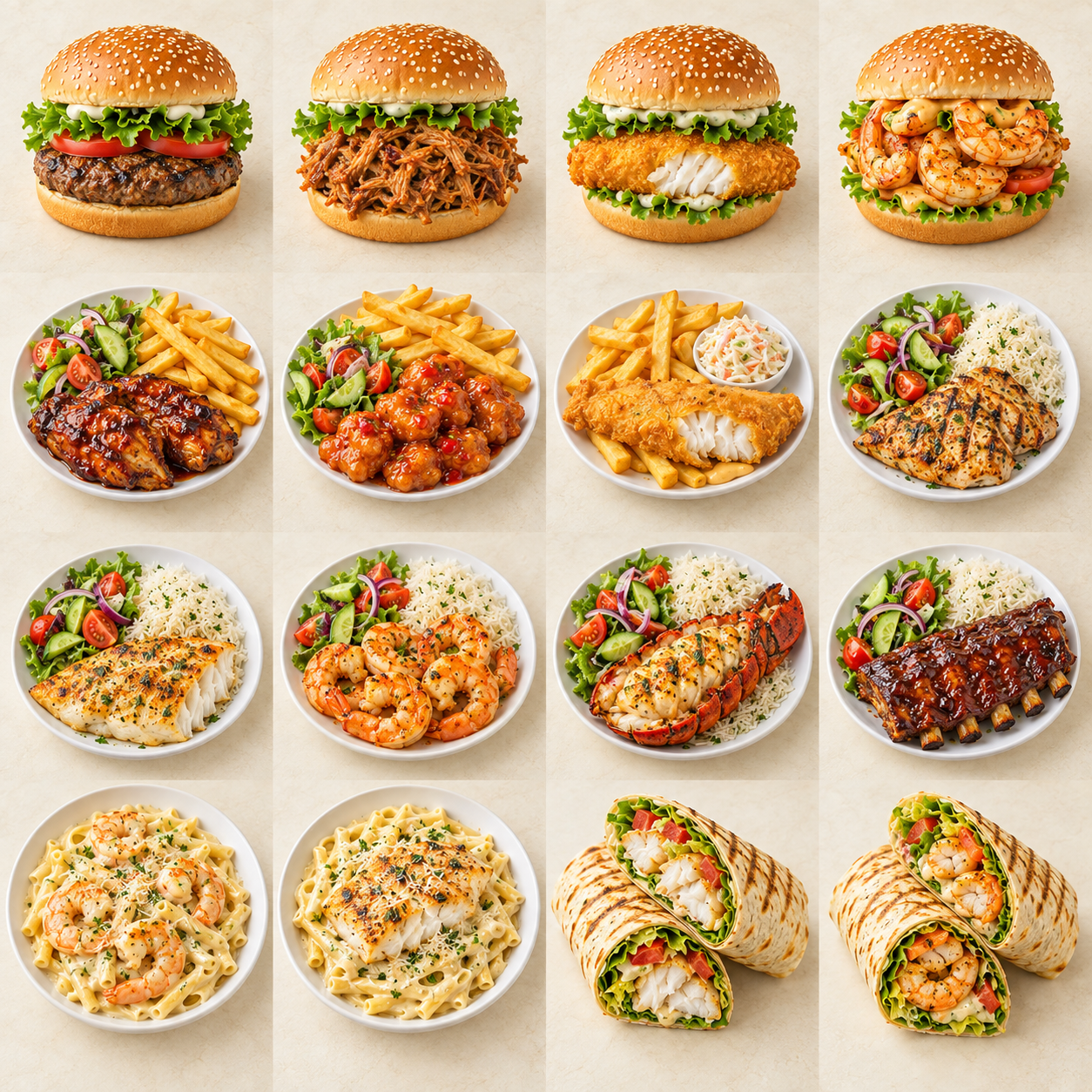 Beef Burger — illustrative serving suggestion